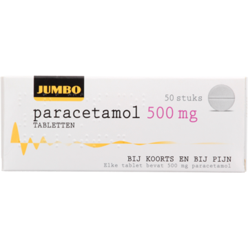 Jumbo Paracetamol 500 mg tabletten 50 stuks