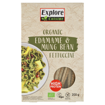 Explore Cuisine Organic Edamame Mung Bean Fettuccine 200g