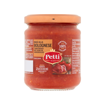 Petti Tomatensaus met Rund en Varkensvlees 190g