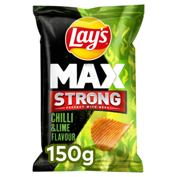 Lay's Max Strong Chilli & Limoen Chips 150gr