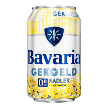 Bavaria 0,0% Gekoeld Radler Citroen Alcoholvrij Blik 33cl