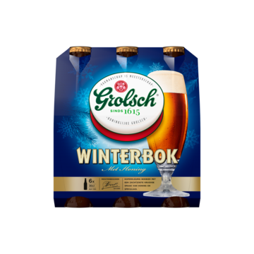 Grolsch Winterbok Fles 6 x 300ML