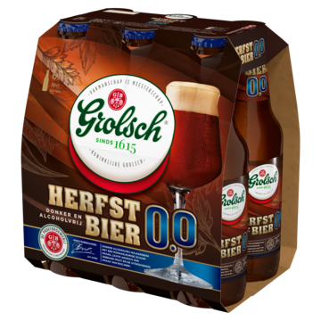 Grolsch - Herfstbier 0.0% - fles 6 x 300ML