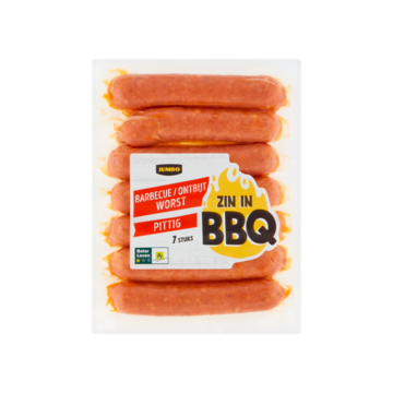 Jumbo Barbecue / Ontbijt Worst Pittig 7 Stuks 230g