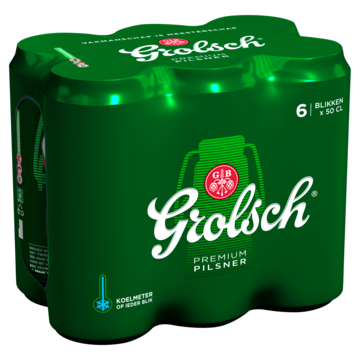 Grolsch - Pils - Blik - 6 x 500ML