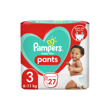 dubbellaag Aardewerk dinsdag Pampers Baby-Dry Pants Maat 3, 27 Luierbroekjes, 6kg-11kg bestellen? -  Baby, peuter — Jumbo Supermarkten