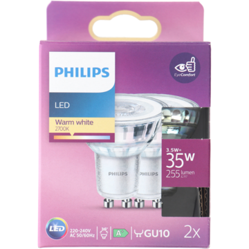 Philips Led Spot 35W GU10Pack box
