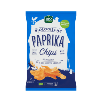Jumbo Biologische Paprika Chips 125 G Bij huismerk kopen in de aanbieding