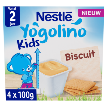 NESTLÉ Yogolino Kids Biscuit 24+ peuter toetje 4x 100g
