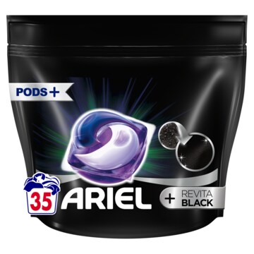Ariel All-in-1 PODS, Vloeibaar Wasmiddel Wasmiddelcapsules +Revitablack 35 Wasbeurten