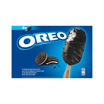 Geef rechten Christian Pijnboom Oreo Ice Cream with Oreo Biscuit Pieces 4 x 110ml bestellen? - Diepvries —  Jumbo Supermarkten