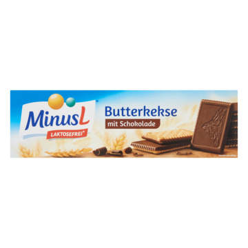 MinusL Boterkoekjes met Chocolade 125g