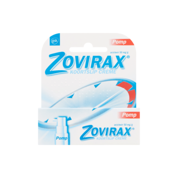 Zovirax Koortslip Crème Pomp 2g