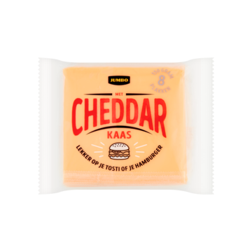 Jumbo Kaas met Cheddar 8 Plakken 150g