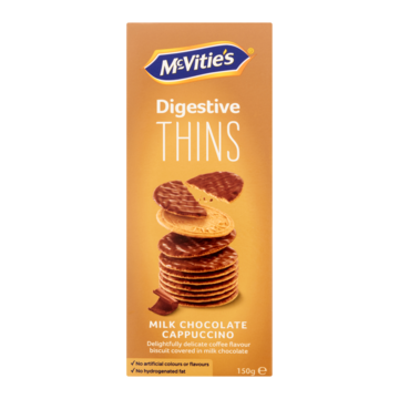 McVitie's Digestive Thins Cappuccino  150g