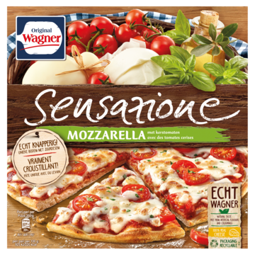 WAGNER Sensazione Pizza Mozzarella Tomaat 350g