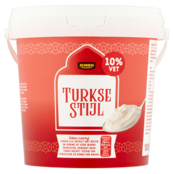 Jumbo Yoghurt Turkse Stijl Naturel 10% Vet 1kg