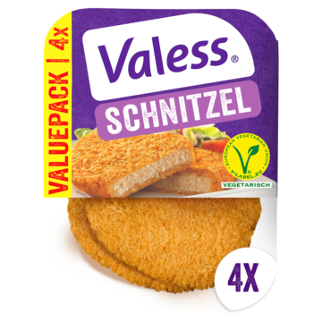 Valess Vegetarische Schnitzel Valuepack 4 Stuks 360g