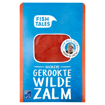 Fish Tales Sockeye Gerookte Wilde Zalm 100g