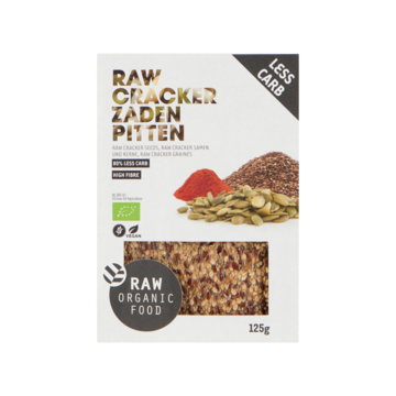 Raw Organic Food Raw Cracker Zaden Pitten 125g