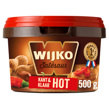 Wijko Satésaus Hot kant en klaar 500g