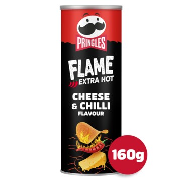 Pringles Flame Cheese & Chilli 160g