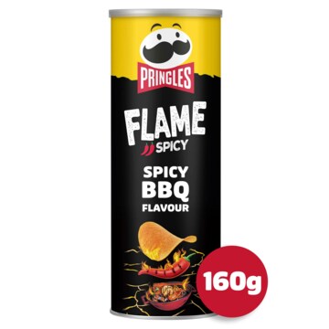 Pringles Flame Spicy BBQ Chips 160g
