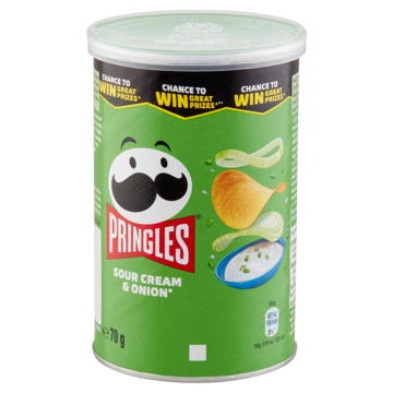Pringles Sour Cream & Onion Chips 70g