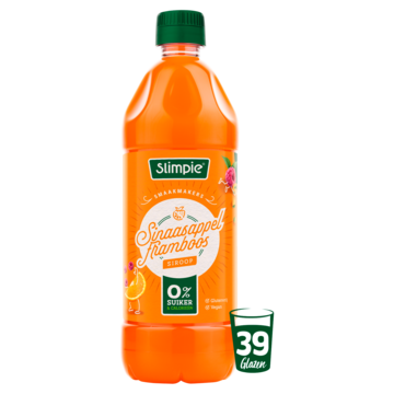 Slimpie Sinaasappel Framboos Siroop 650ml