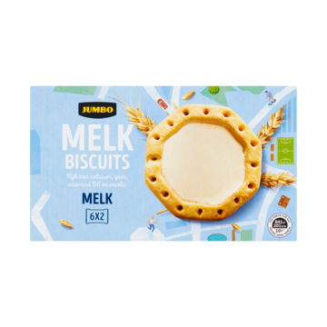 Jumbo Melk Biscuits 6 x 2 Stuks 41g