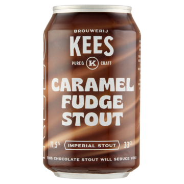 Brouwerij Kees - Caramel Fudge Stout - Blik - 330ML