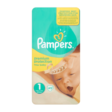Pampers New Baby Luiers 1 (Pasgeborene) 2-5 kg Luiers - Baby, peuter Jumbo Supermarkten