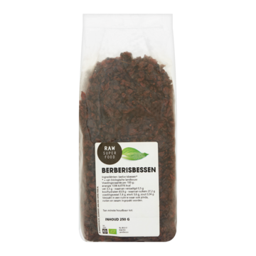 Raw Organic Food Berberisbessen 250g
