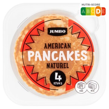 Jumbo American Pancakes Naturel 4 Stuks 160g