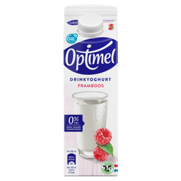 Optimel Drinkyoghurt framboos 0% vet 1 x 500ml