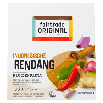 Fairtrade Original Indonesische Rendang Kruidenpasta 75g