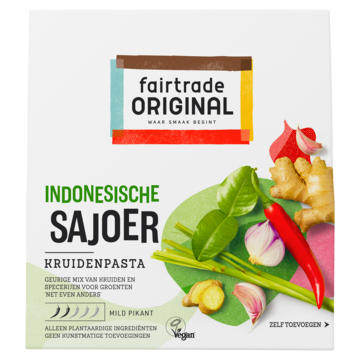 Fairtrade Original Indonesische Sajoer Kruidenpasta 75g