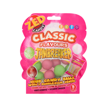 Zed Candy Classic Flavours Jawbreaker 16 Stuks 132g