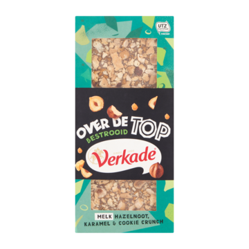Verkade Melk Hazelnoot Karamel Cookie Crunch 115 G Bij Jumbo verkade kopen in de aanbieding