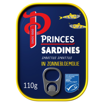 Princes Sardines in Zonnebloemolie 110g MSC