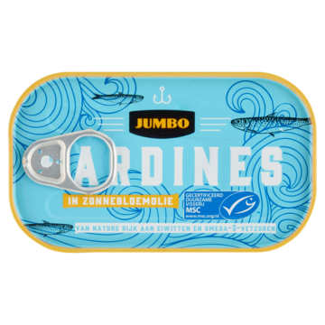 Sardines in Zonnebloemolie 120g