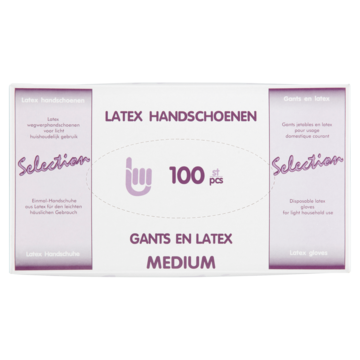Selection Latex Handschoenen Medium 100 Stuks