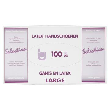 Selection Latex Handschoenen Large 100 Stuks