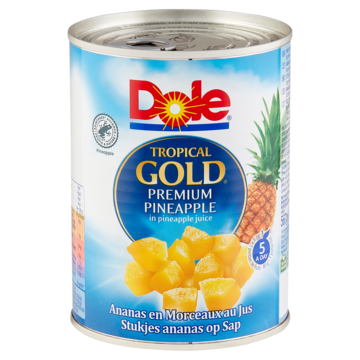Dole Tropical Gold Premium Pineapple in Pineapple Juice 567g