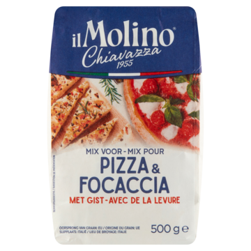 Il Molino Chiavazza Mix voor Pizza & Focaccia met Gist 500g