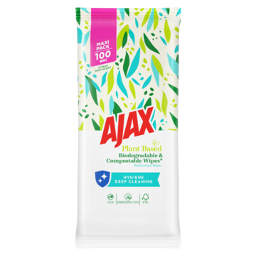 Ajax Plant Based multi-oppervlakken doekjes 100 stuks