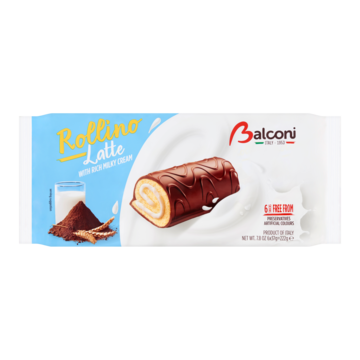 Balconi Rollino Latte with Rich Milky Cream 6 x 37g