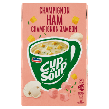 Unox CupaSoup Champignon Ham 21 x 175ml