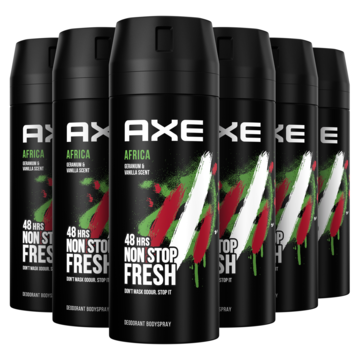 Axe Deodorant Bodyspray Africa 6 x 150ml