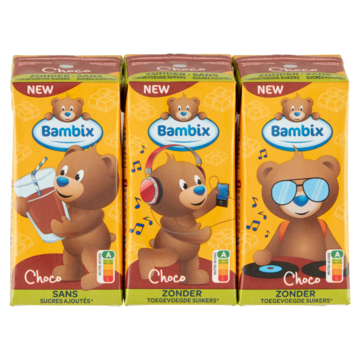 Bambix Chocodrink Halfvol 3 x 200ML